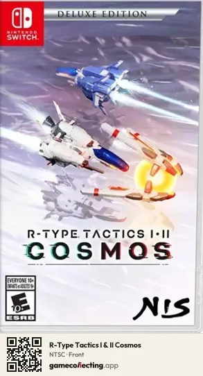 R-Type Tactics I & II Cosmos Nintendo Switch, NTSC box front