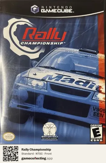 Rally Championship Nintendo GameCube, NTSC box front