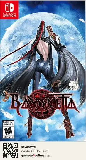 Bayonetta Nintendo Switch, NTSC box front