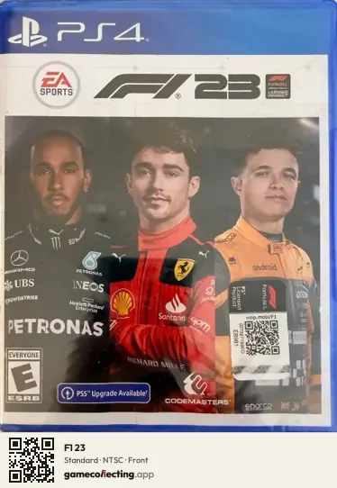 F1 23 PlayStation 4, NTSC box front