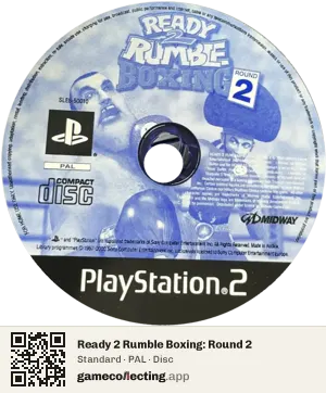 Ready 2 Rumble Boxing: Round 2 PlayStation 2, PAL disc