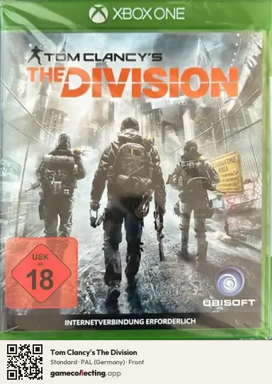 Tom Clancy's The Division Xbox One, Germany box front