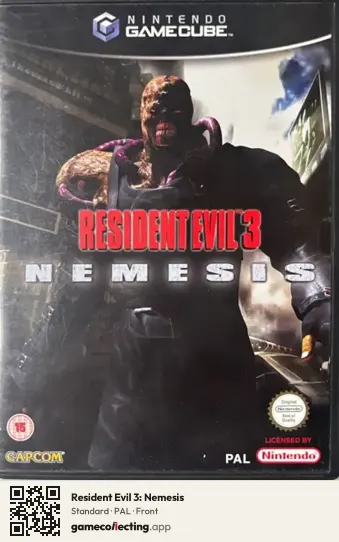 Resident Evil 3: Nemesis Nintendo GameCube, PAL box front