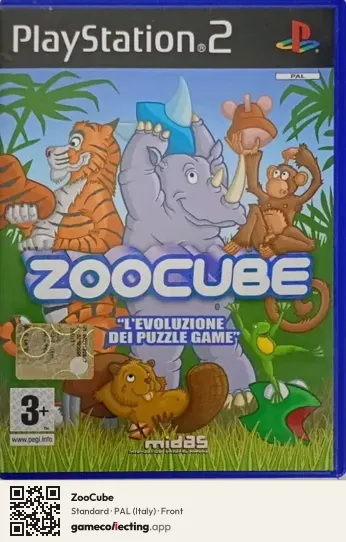 ZooCube PlayStation 2, Italy box front
