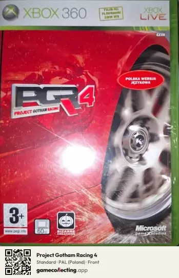 Project Gotham Racing 4 Xbox 360, Poland box front