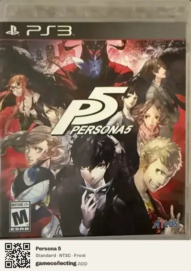 Persona 5 PlayStation 3, NTSC box front