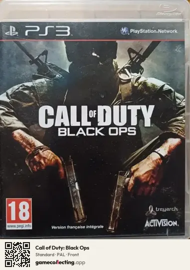 Call of Duty: Black Ops PlayStation 3, PAL box front