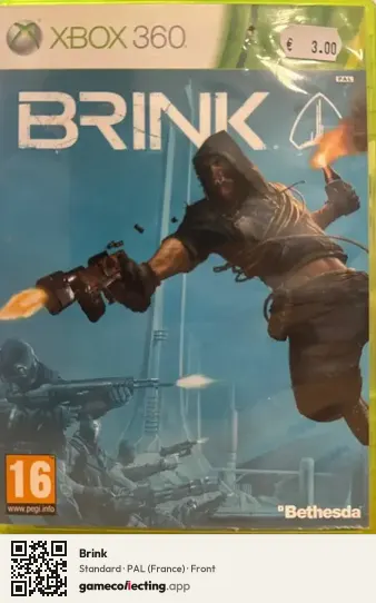 Brink Xbox 360, France box front