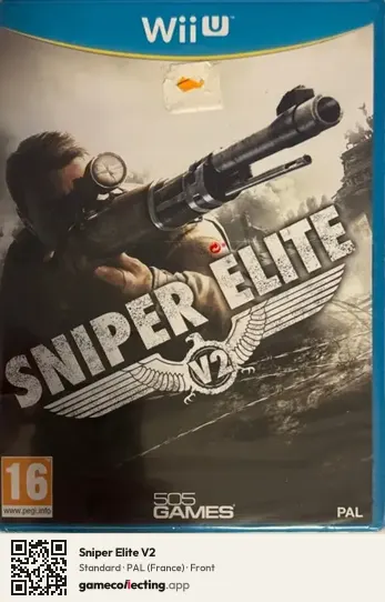 Sniper Elite V2 Nintendo Wii U, France box front