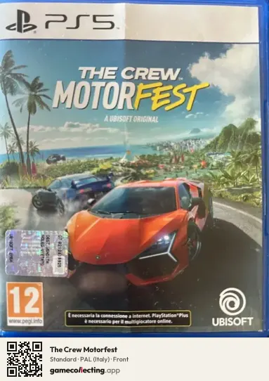 The Crew Motorfest PlayStation 5, Italy box front
