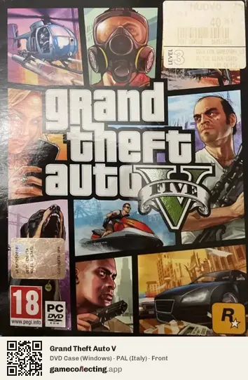 Grand Theft Auto V Computer, Italy box front