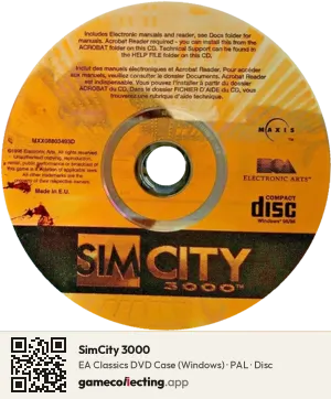 SimCity 3000 Computer, PAL disc