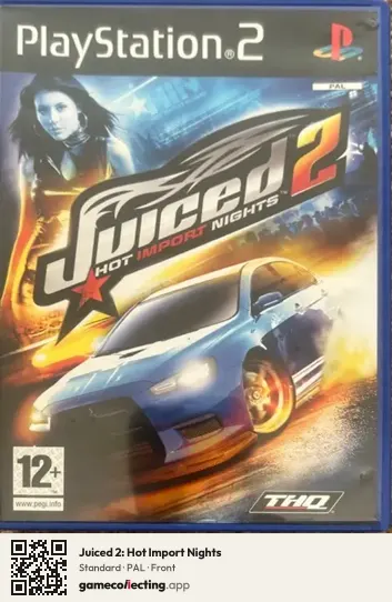 Juiced 2: Hot Import Nights PlayStation 2, PAL box front