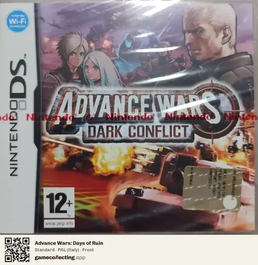 Advance Wars: Days of Ruin Nintendo DS, Italy box front