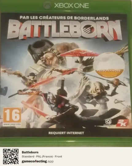Battleborn Xbox One, France box front
