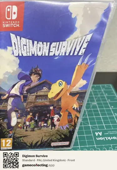 Digimon Survive Nintendo Switch, United Kingdom box front