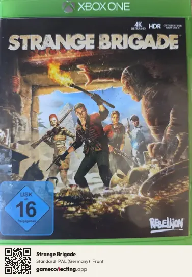 Strange Brigade Xbox One, Germany box front