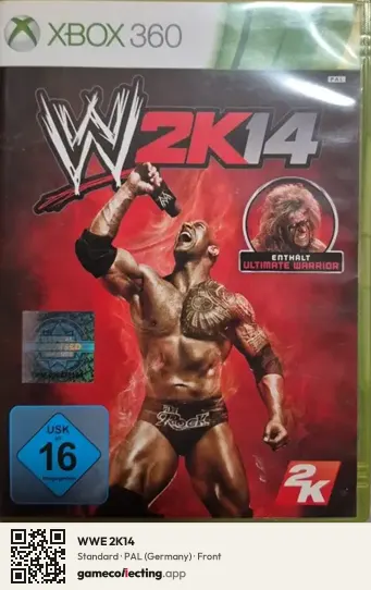 WWE 2K14 Xbox 360, Germany box front