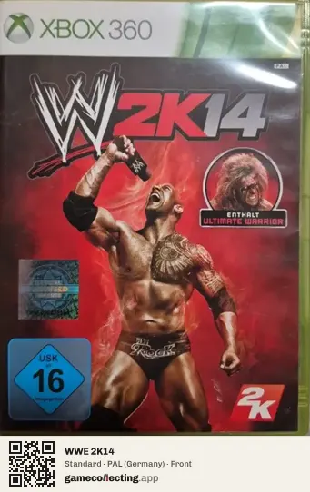 WWE 2K14 Xbox 360, Germany box front