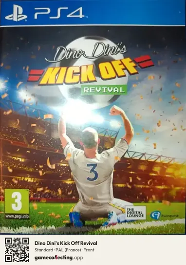 Dino Dini's Kick Off Revival PlayStation 4, France box front