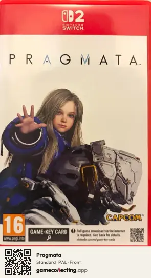 Pragmata Nintendo Switch 2, PAL box front