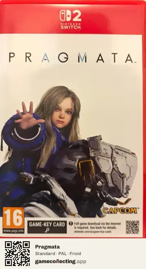 Pragmata Nintendo Switch 2, PAL box front