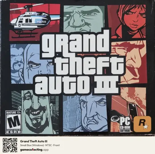 Grand Theft Auto III Computer, NTSC box front