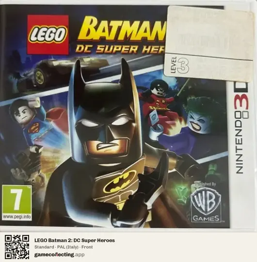 LEGO Batman 2: DC Super Heroes Nintendo 3DS, Italy box front