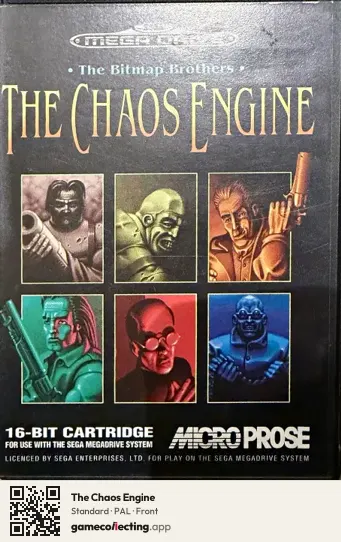 The Chaos Engine Sega Mega Drive / Genesis, PAL box front