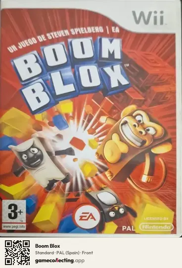 Boom Blox Nintendo Wii, Spain box front