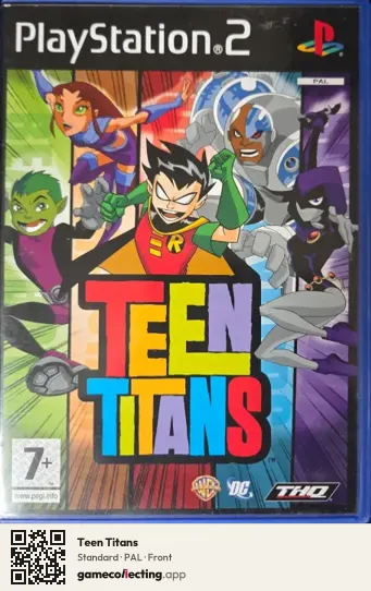 Teen Titans PlayStation 2, PAL box front