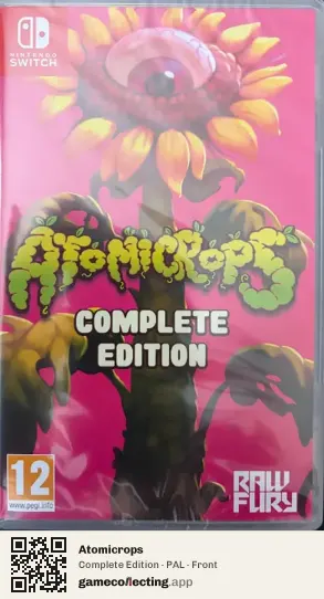 Atomicrops Nintendo Switch, PAL box front