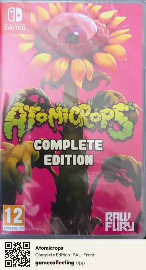 Atomicrops Nintendo Switch, PAL box front