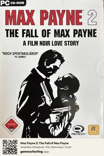 Max Payne 2: The Fall of Max Payne Computer, Germany box front