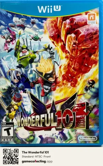 The Wonderful 101 Nintendo Wii U, NTSC box front