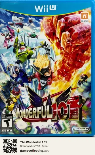 The Wonderful 101 Nintendo Wii U, NTSC box front