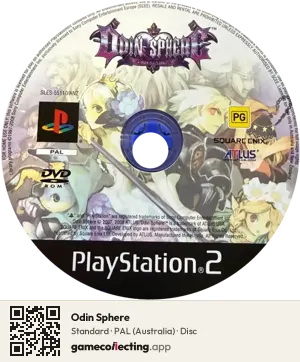 Odin Sphere PlayStation 2, PAL disc