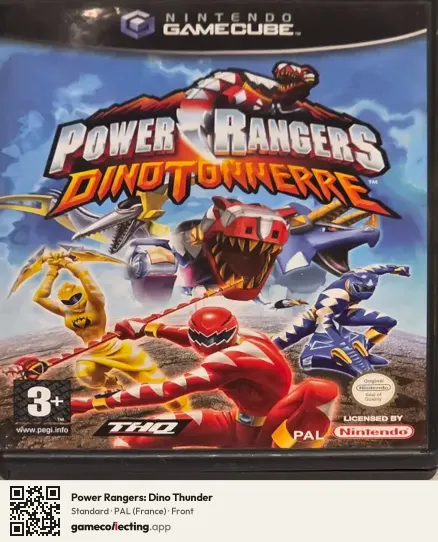 Power Rangers: Dino Thunder Nintendo GameCube, France box front