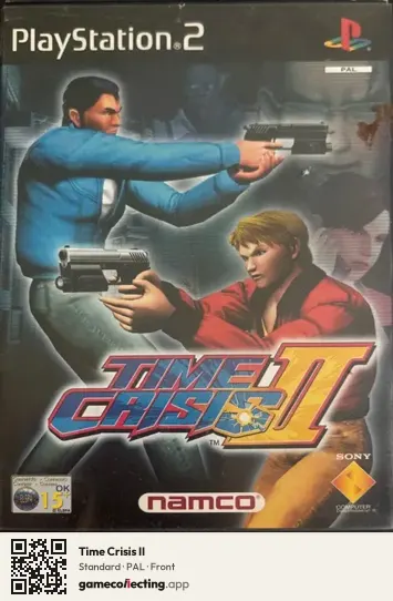 Time Crisis II PlayStation 2, PAL box front