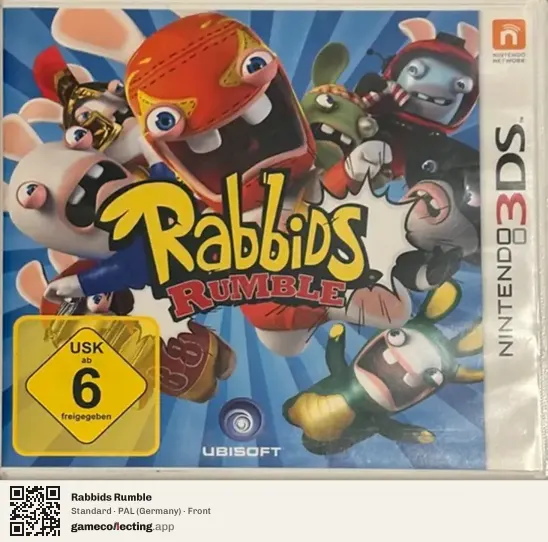 Rabbids Rumble Nintendo 3DS, Germany box front