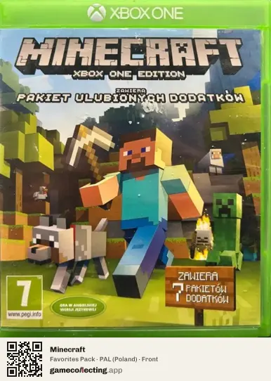 Minecraft Xbox One, Poland box front