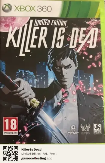 Killer Is Dead Xbox 360, PAL box front