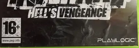 Infernal: Hell's Vengeance, the PEGI square on its front