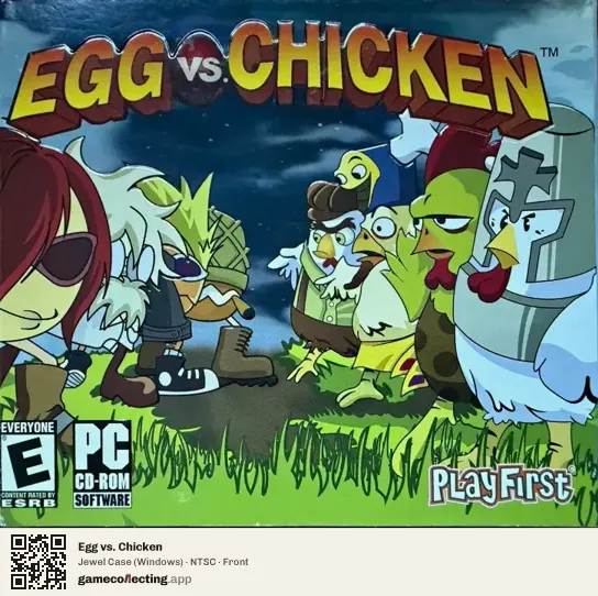 Egg vs. Chicken Computer, NTSC box front