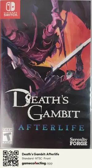 Death's Gambit: Afterlife Nintendo Switch, NTSC box front