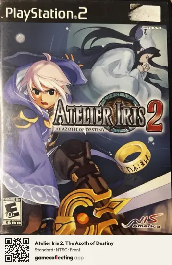 Atelier Iris 2: The Azoth of Destiny PlayStation 2, NTSC box front