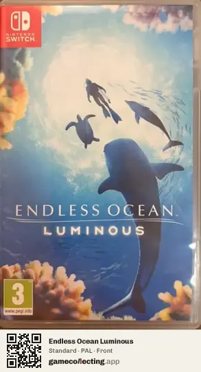 Endless Ocean Luminous Nintendo Switch, PAL box front