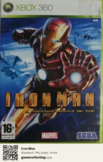Iron Man Xbox 360, Italy box front