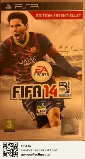 FIFA 14 PlayStation Portable, France box front