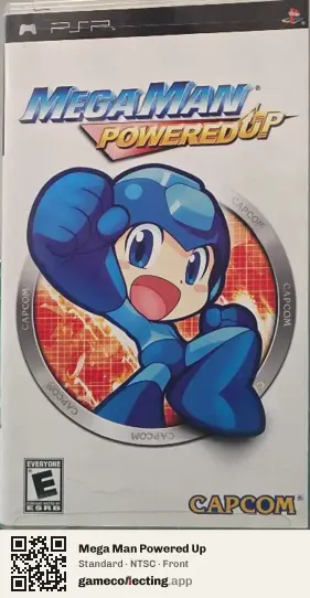 Mega Man Powered Up PlayStation Portable, NTSC box front